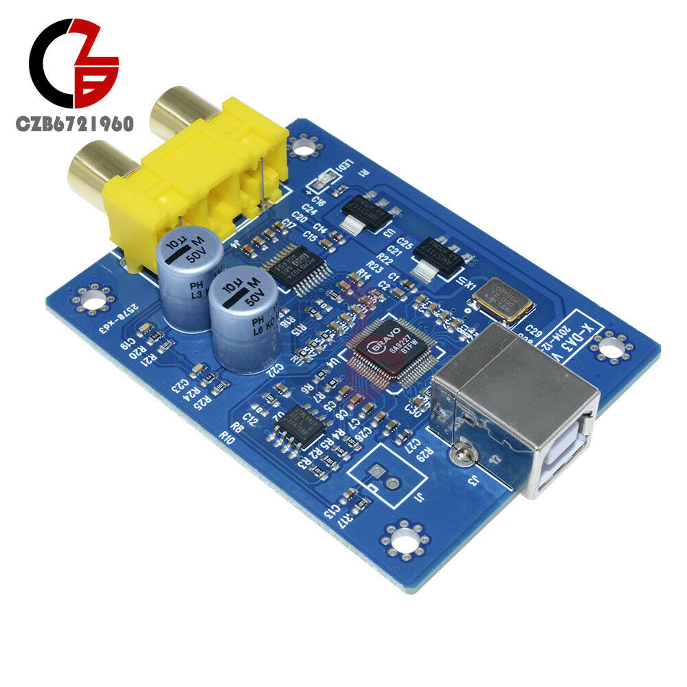 SA9227 + PCM5102A 32BIT / 384KHZ USB DAC/HIFI Asynchronous Decoder FOR android