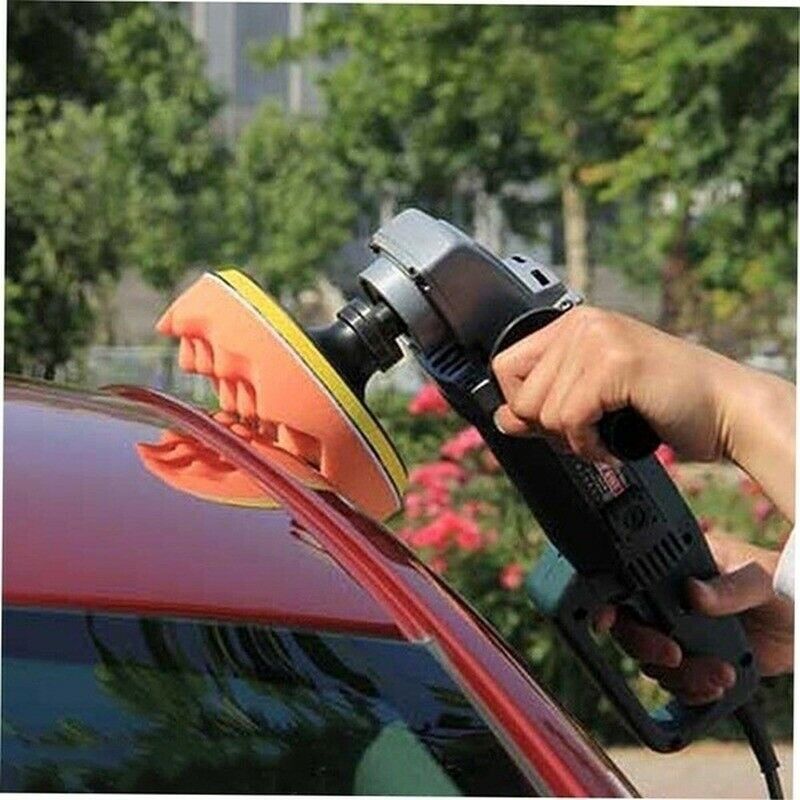 6pcs 4'' Car Polisher Polishing Buffer Pads Set Kit + Drill Adapter New