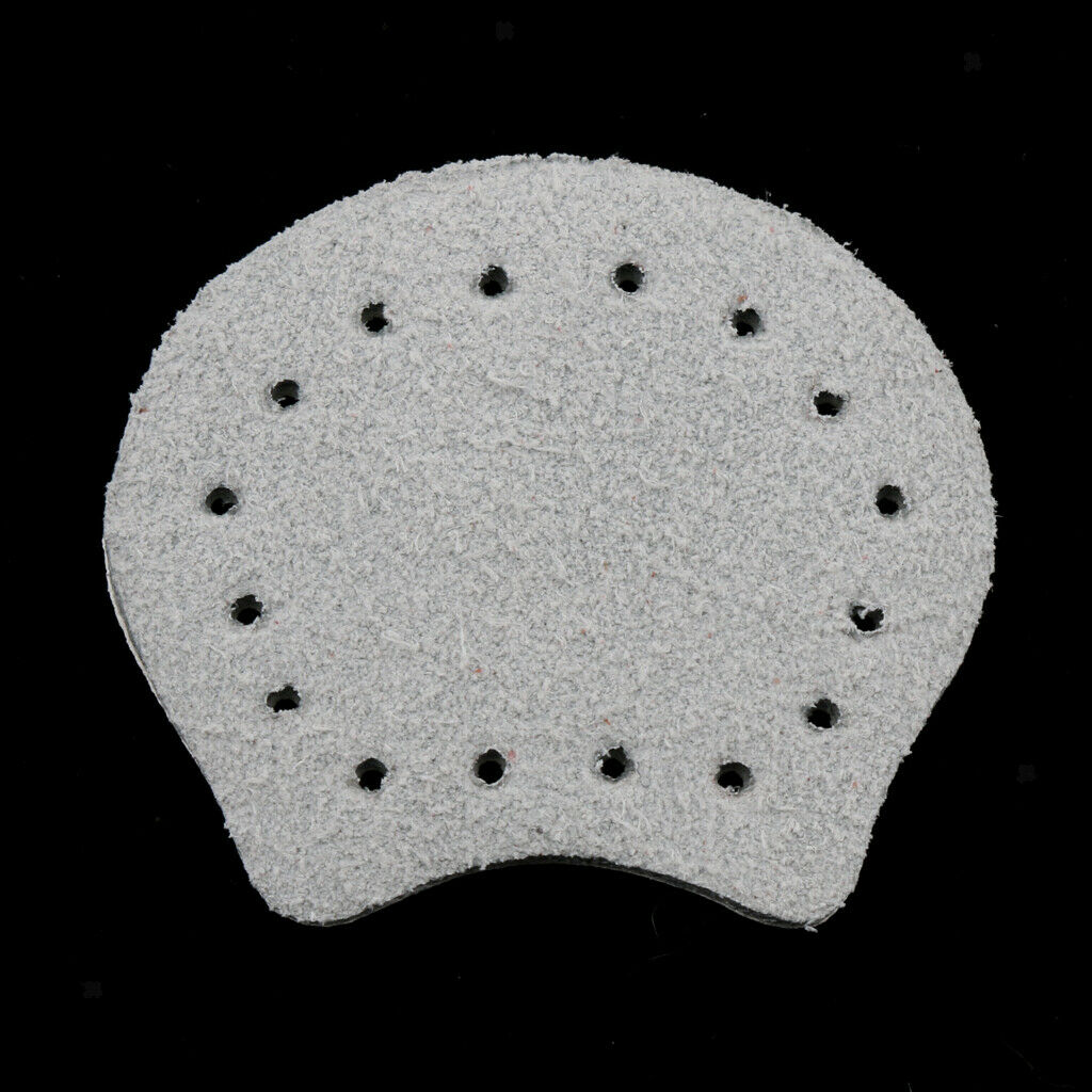 2pcs Leather Sew on Bag Zipper Stopper Bottom Purse Making Supplies White