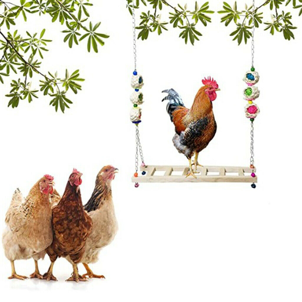 2pcs Handmade Chicken Ladder Birds Perch Chicken Hens Large Birds Parrots