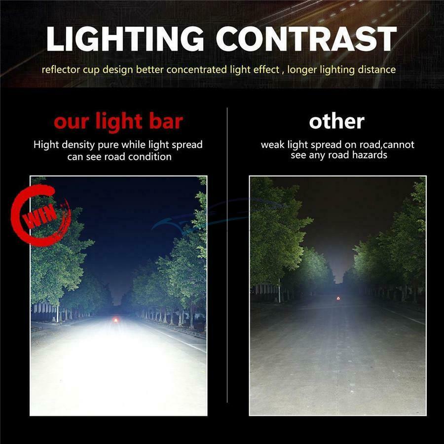 9.5×8×6.5cm 80W PC Lens Waterproof LED Driving Warning Light For ATV SUV Pickup