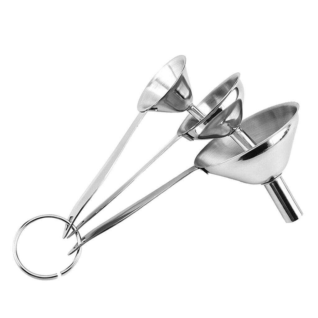 Kitchen Funnels for Liquid Jam Powder Space-saving Funnels Easy to Storage