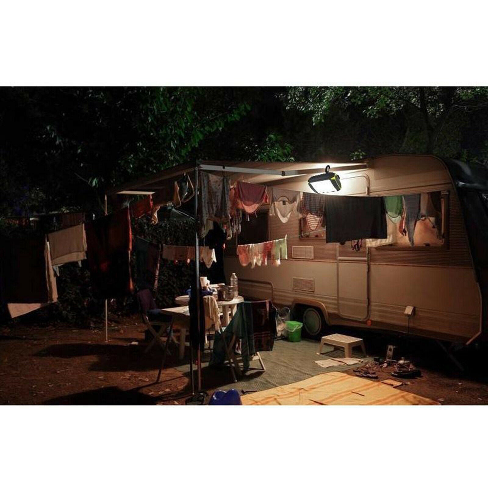 Flashlight Power Bank USB Port Camping Tent Light Lamp LEDS Lantern Hiking