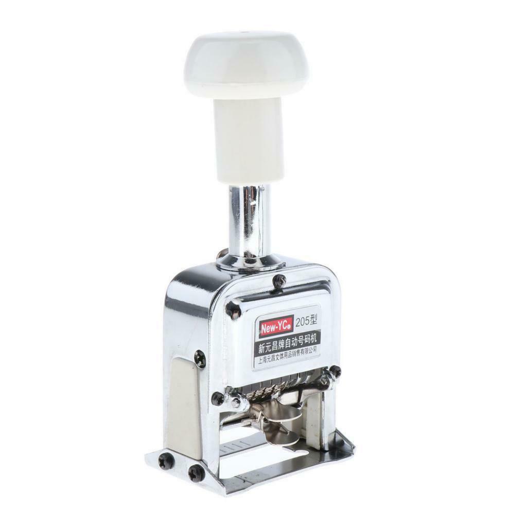Heavy-Duty Metal 5-Position Automatic Numbering Machine Roller Machine