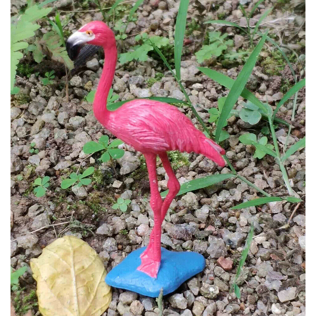 5Pcs Realistic Bird Flamingos Gifts Micro Landscape Garden Decor Photo Props