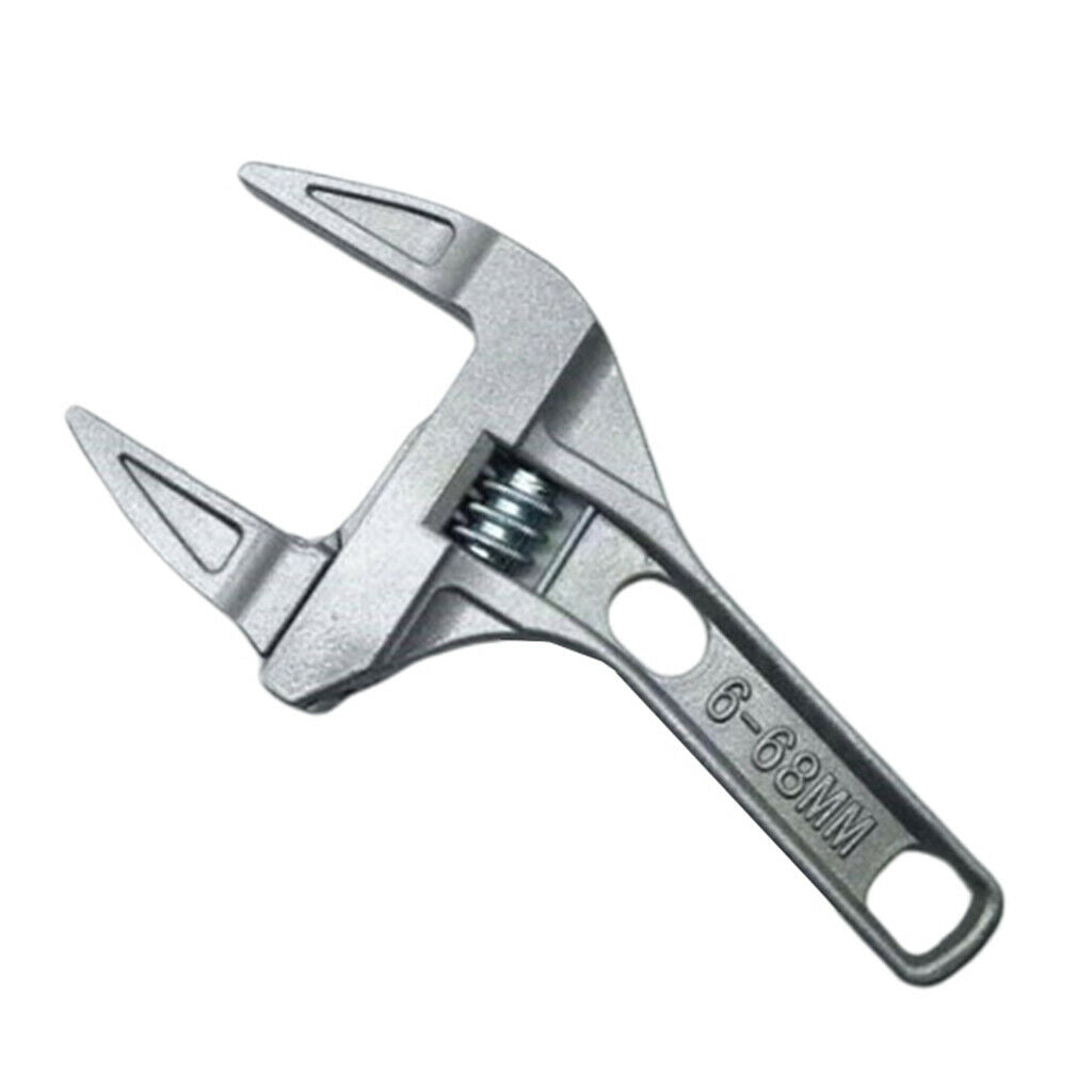 2x Multi-function Bathroom Wrench Spanner Useful Adjustable Anti-rust 6-68mm
