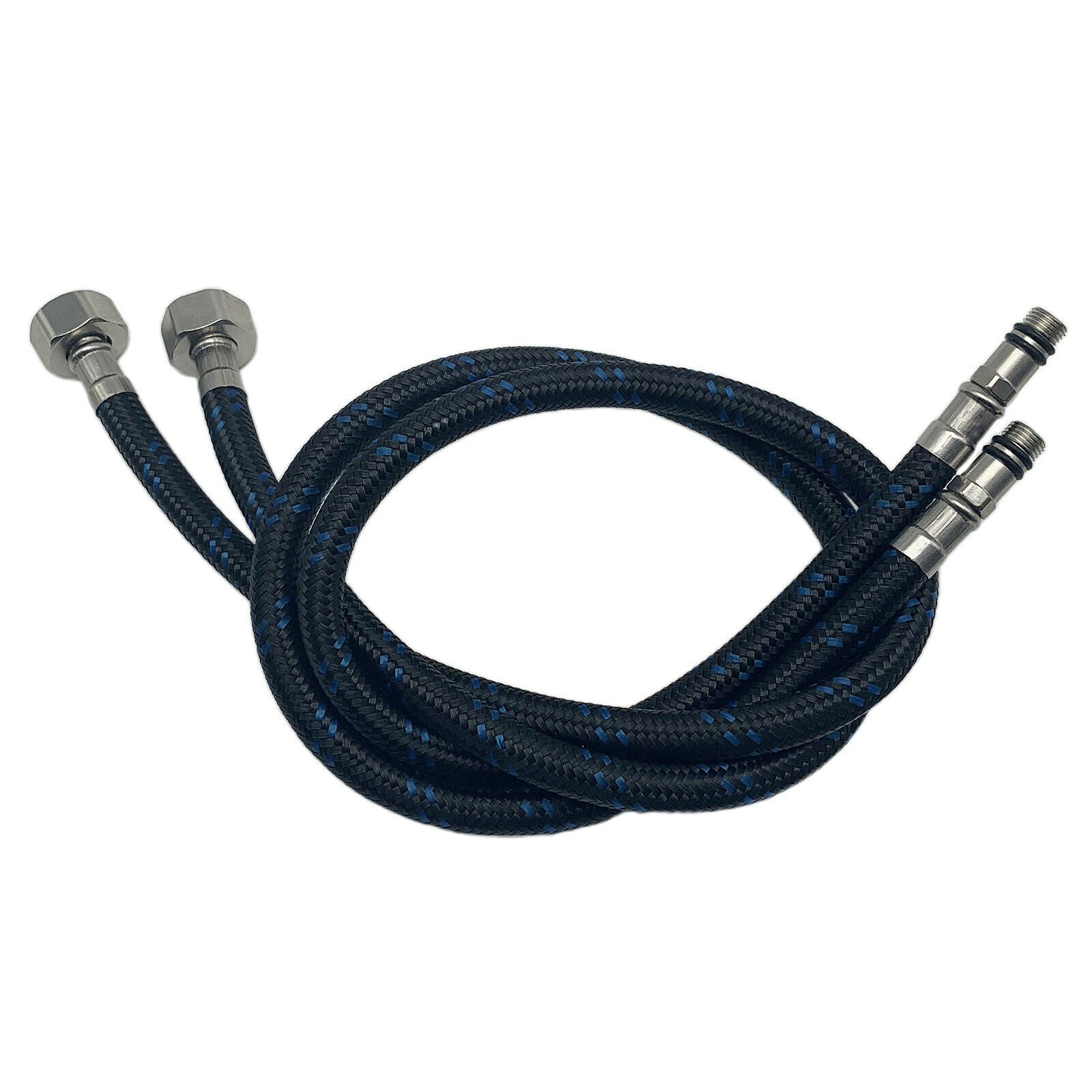 2Pcs Standard Faucet Connector Braided Supply Hose 80cm