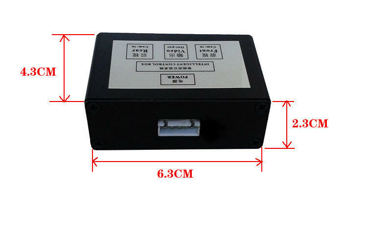 Universal Car Front Rear Parking View Camera Video Switch 2 Channel Control Box