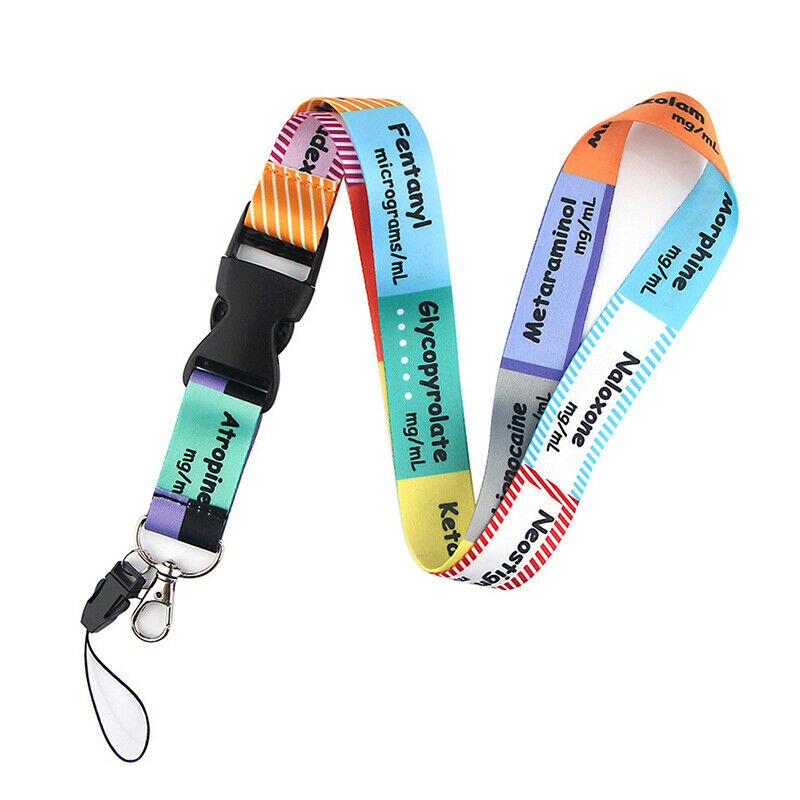 Ransitute Medical Lanyard Credit Card ID Holder Bag Doctor Nurse Student Wo Fx