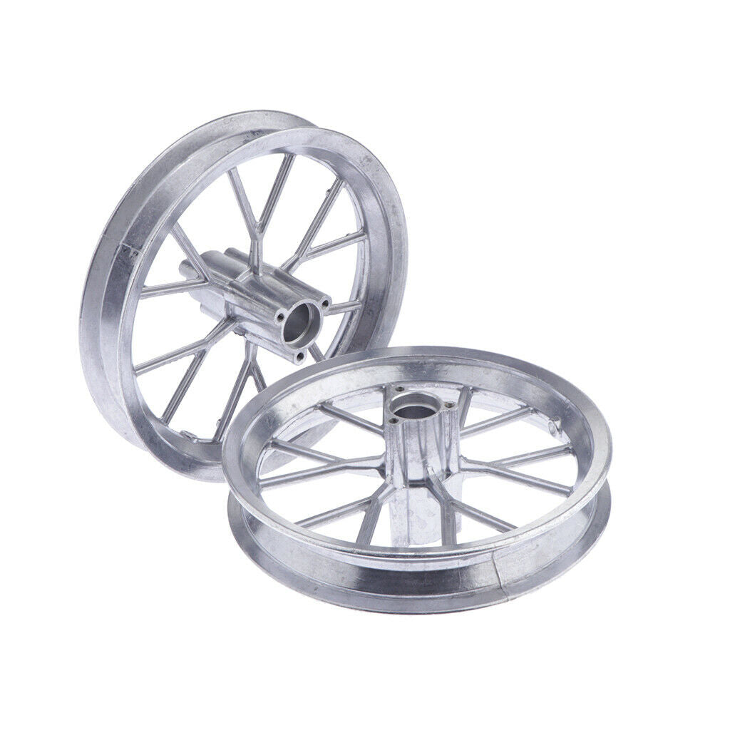 1Pair Aluminum Mini 12 1/2X2.75 Plating Wheel Rims for 49CC Ricing Dirt Bike UK