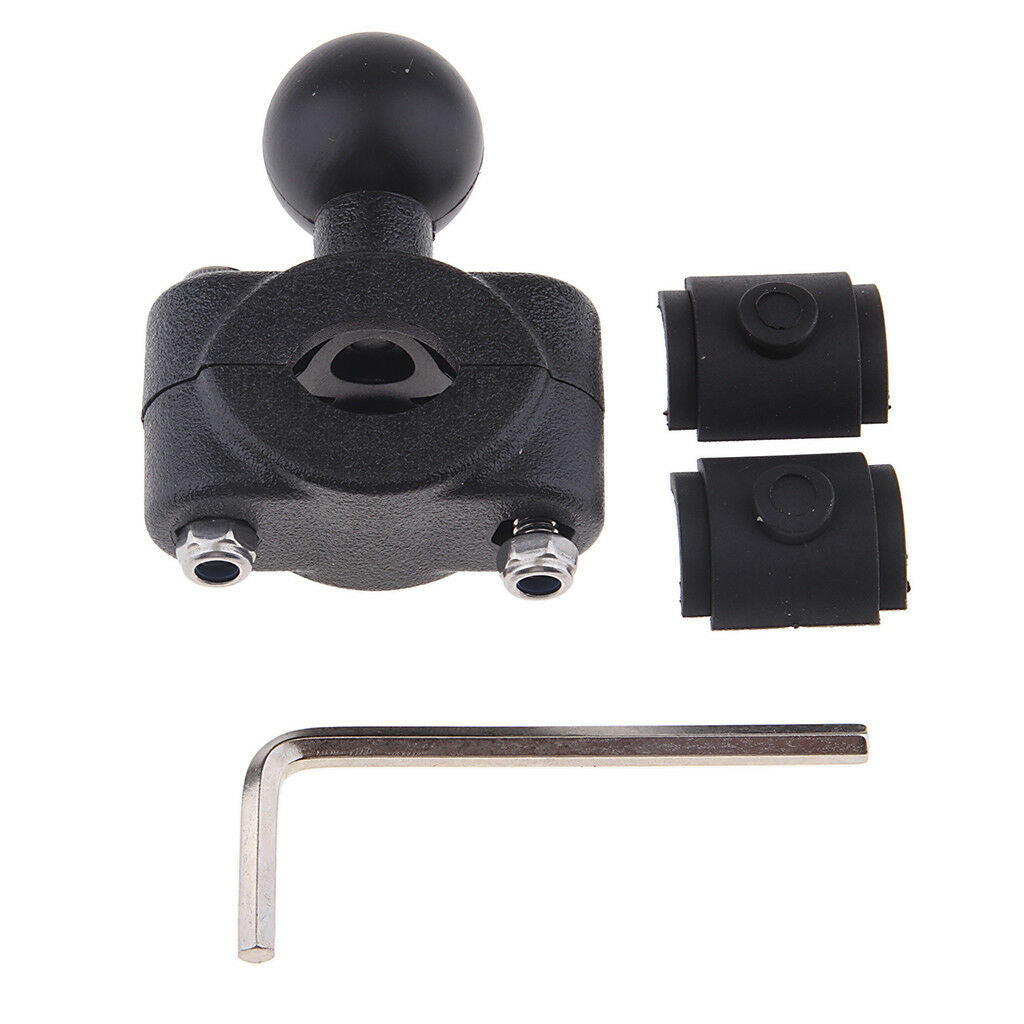 1" Ball (25mm) Adapter Clamp Motorcycle Rear View Mirror Mounts for Phone