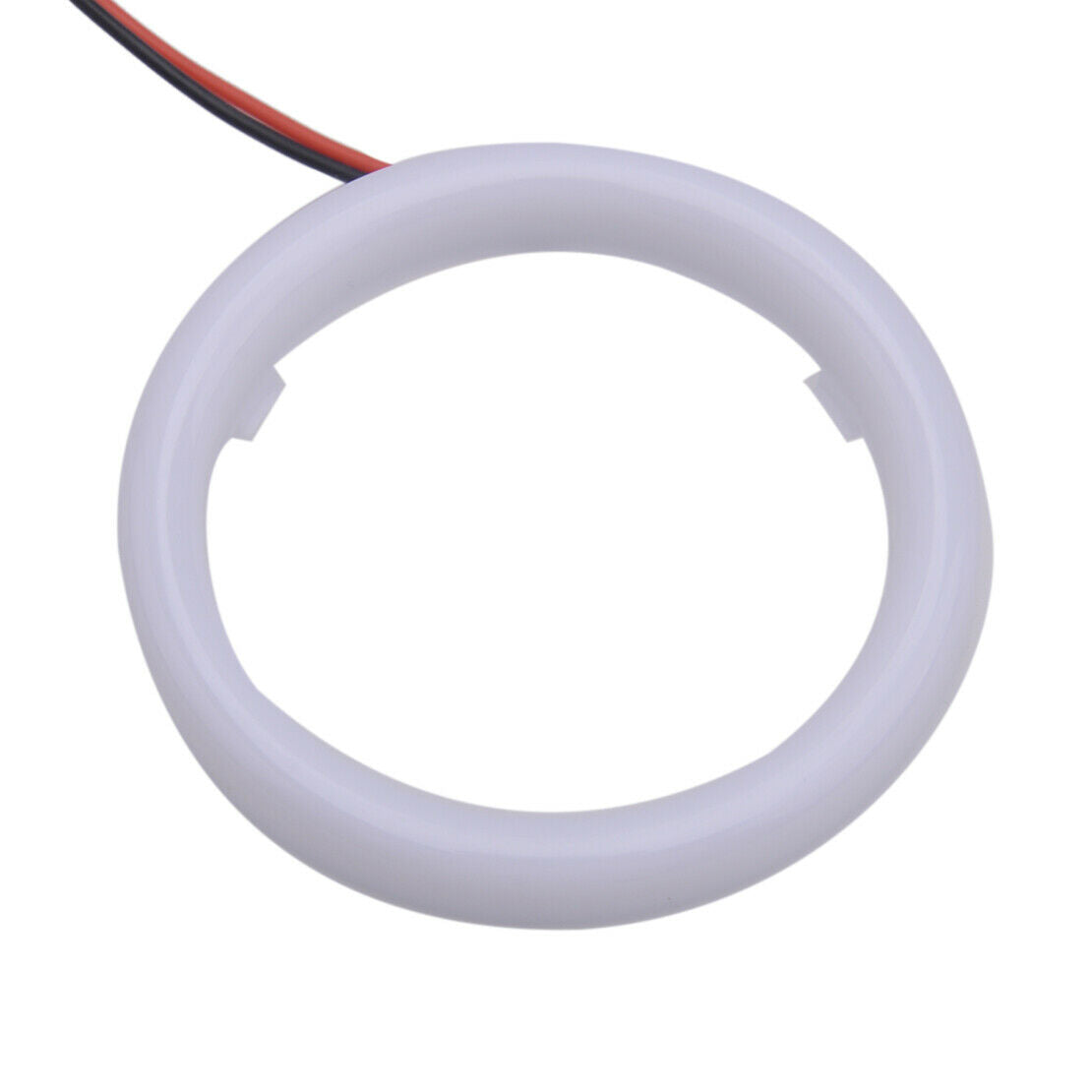 2x 70mm DRL COB LED Angel Eyes Halo Ring Fog Light White Daytime Running Light