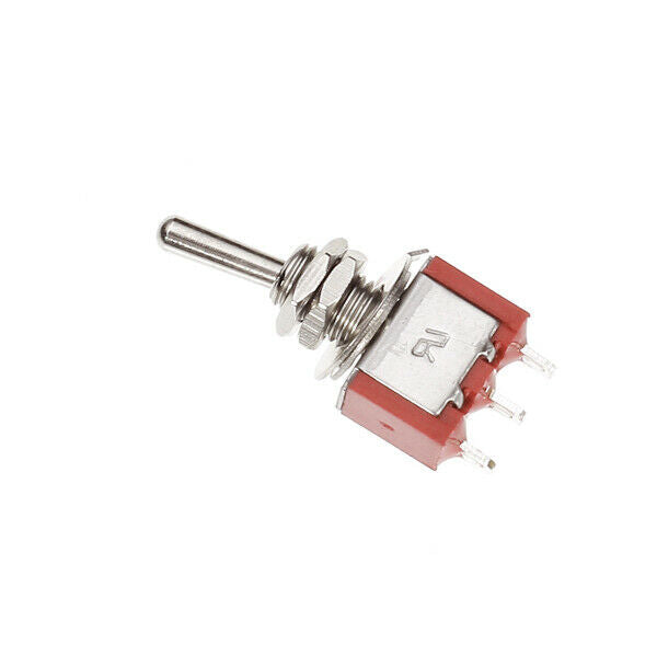 5x Single Pole Double Throw SPDT On/On Mini Toggle Switch