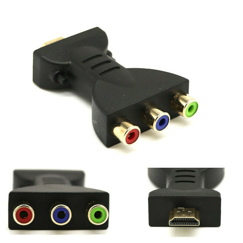 HDMI to 3 RCA CVBS Full HD Video 1080P AV Scart Composite Converter Adapter