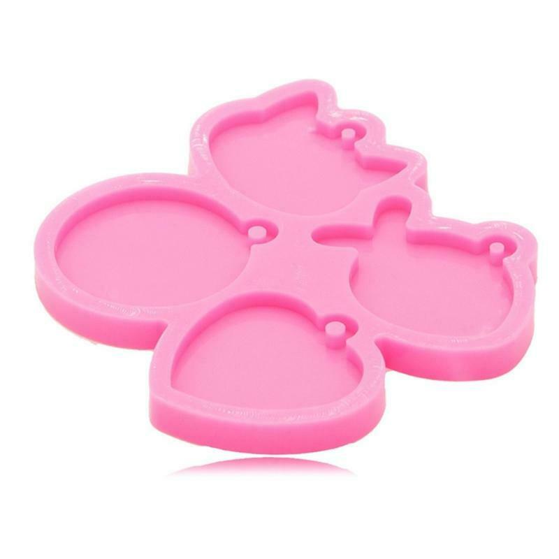 Love Pet Tag Keychain Mould Crystal Epoxy Creative Silicone Mould Love Gift