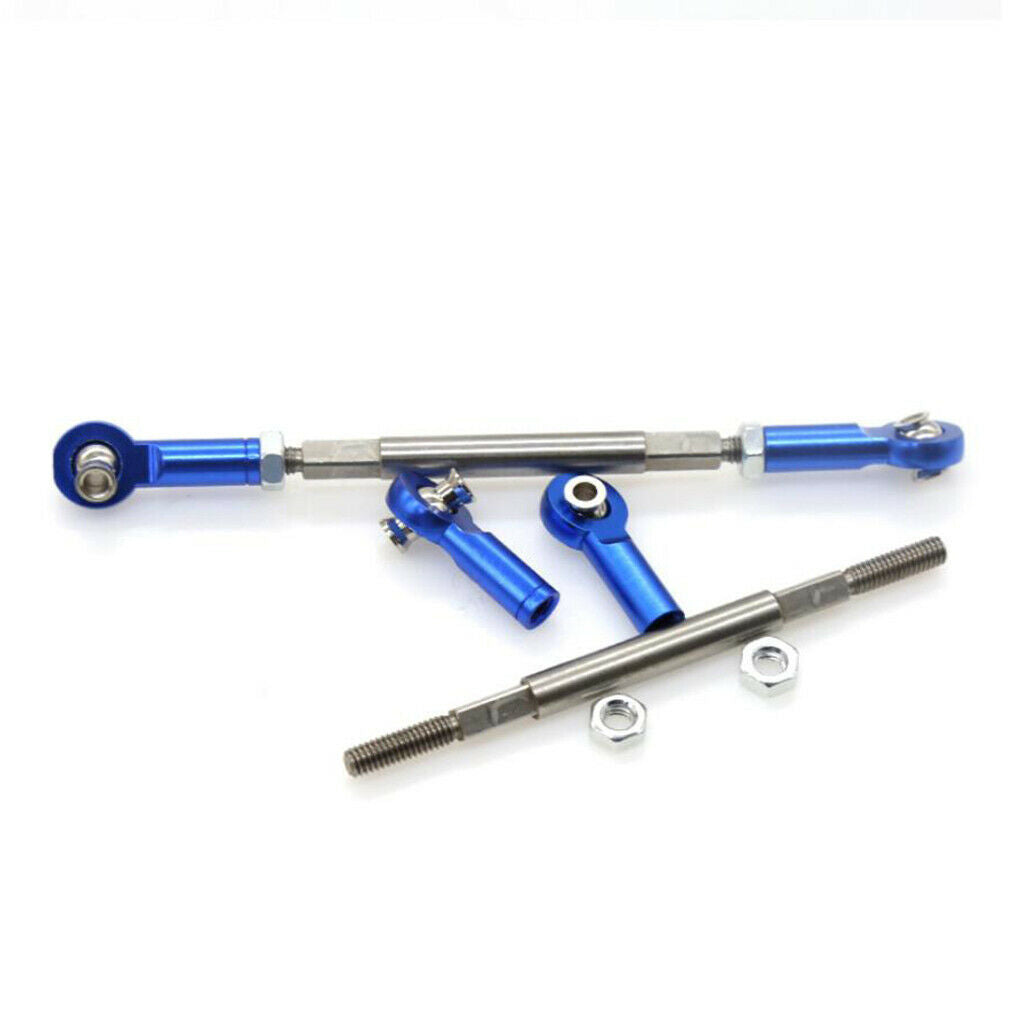 2x 1:7 Stainless Steel Front Steering Rod for Unlimited Desert Racer UDR RC