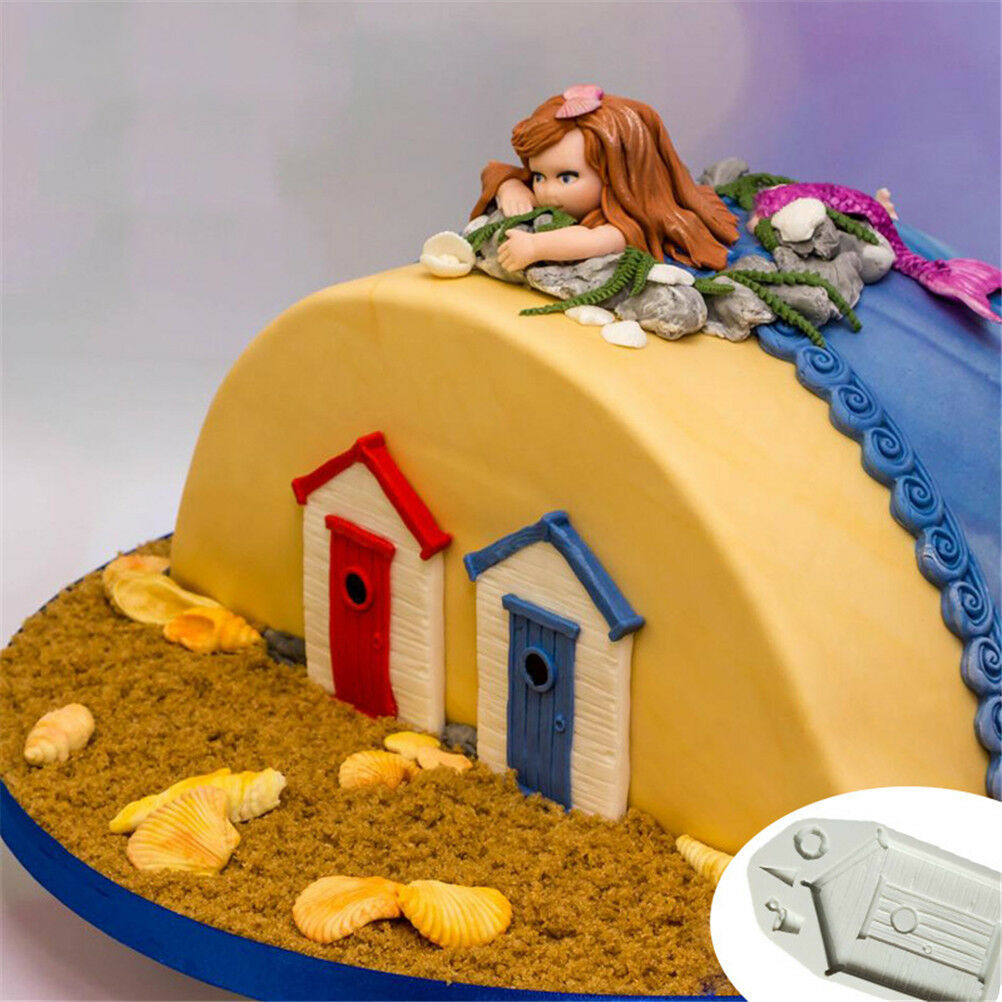 House Silicone mold fondant mold cake decorating tool chocolate gumpaste m.l8