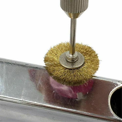 10x Stainless Steel Wire Brush For Rotary Die Grinder Removal Wheel Tool