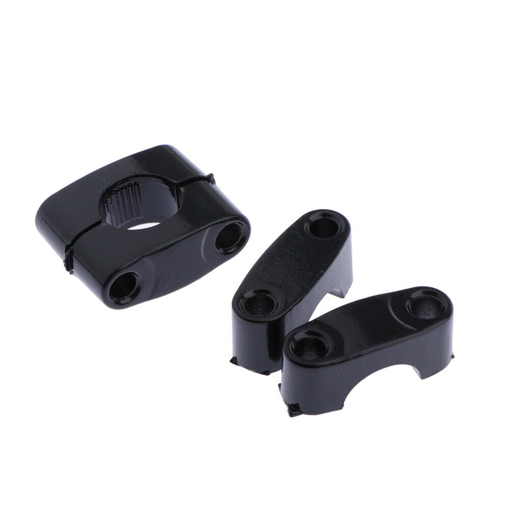 1 Pair Motorcycle Handlebar Risers (22mm)- Universal Handlebars Clamp Taper for