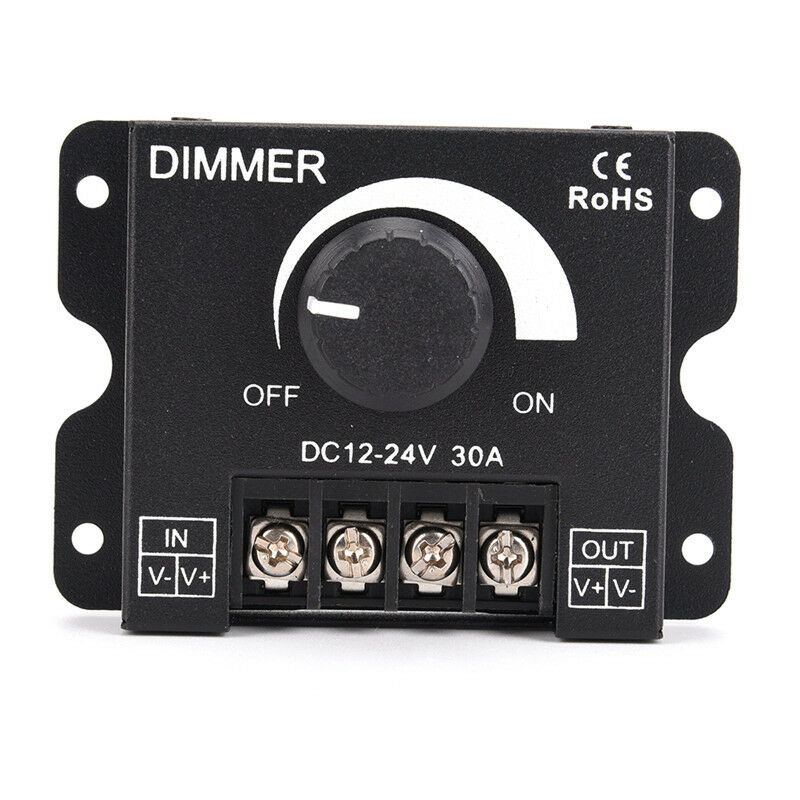 30A LED dimmer DC 12V 24V 360W adjustable brightness lamp bWFAUR SJ