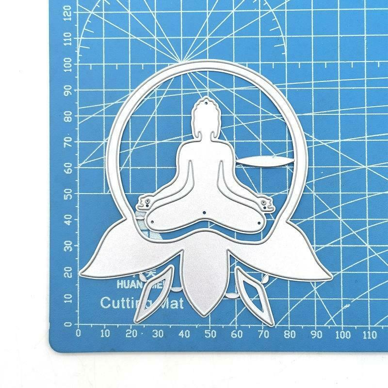 DIY Yoga Metal Cutting Dies Embossing Stencil for Scrapbooking Card Making