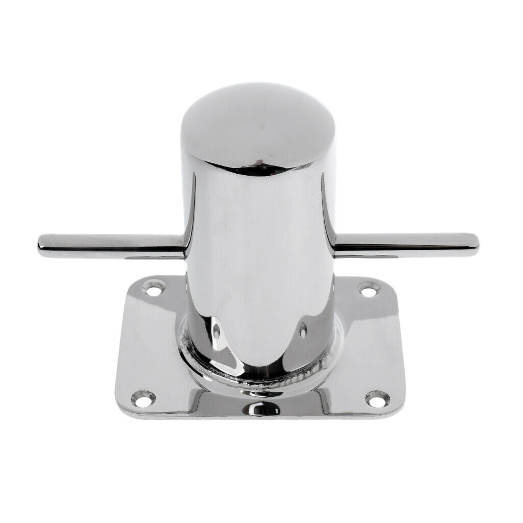 Marine / boat single cross bollard Bitt stainless steel 4.5 "114 mm