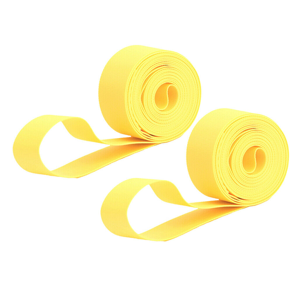 2Pcs Bicycle Tire Rim Liner Anti Puncture Tape Mountain Bike Inner Tube Pad 26''