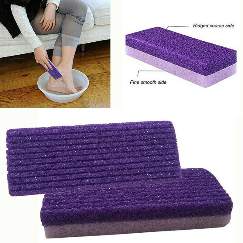 3x Pumice Sponge Stone Exfoliate Foot Hard Dead Skin Pedicure Remover Scr.l8