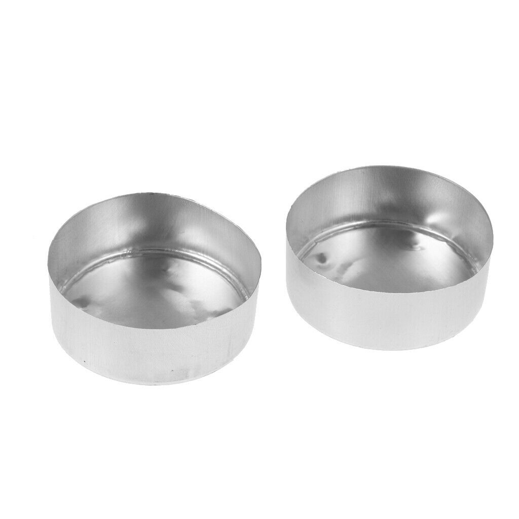 200 Pieces Aluminium Tea Light Case Containers & Candle Wicks Candles Making