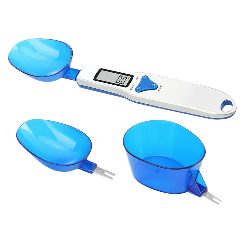 Kitchen Scale Cooking Baking Measurements LCD Display w/3 Spoons 300g