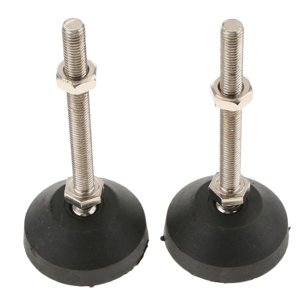 8pcs M10x100mm Furniture Leg Levelers Leveling Feet Height Adjustable, 60mm Base