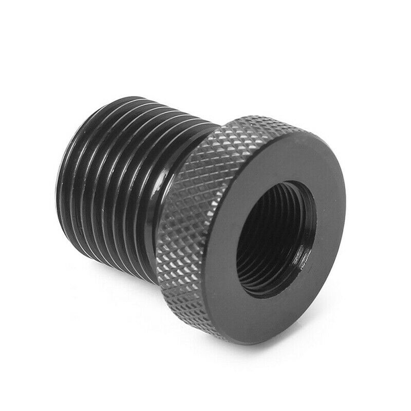1/2-28 To 3/4-16 Threaded Adapter Automotive Oil Filter  Black Knurled C .l8