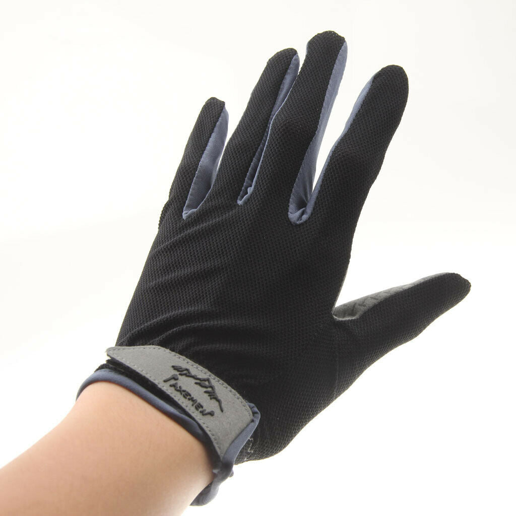 Unisex Touch Screen Cycling Hunting Full Finger Gloves Windproof Black L