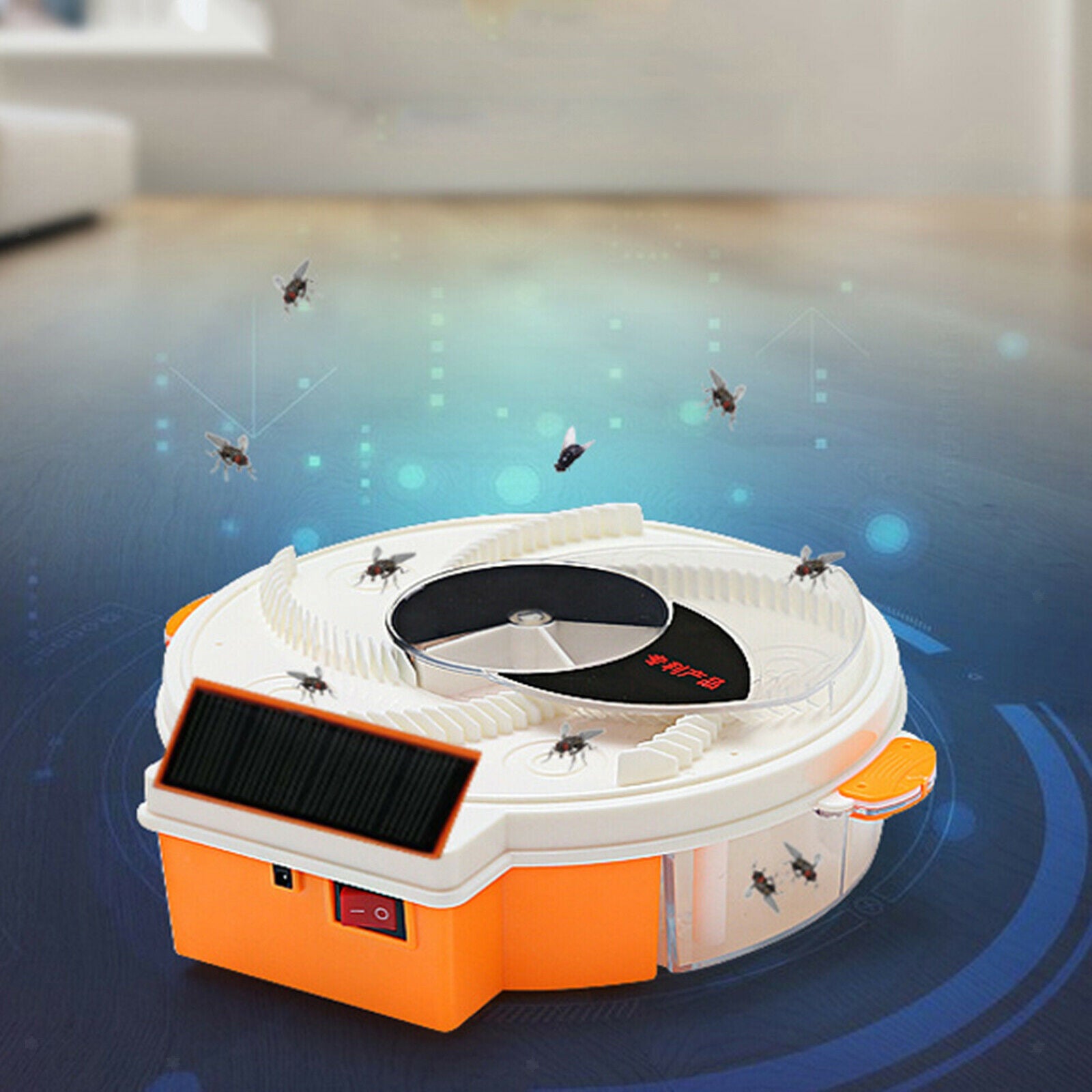 Electric Fly Trap Flycatcher USB Charging for Bedroom, Kitchen Low Noize