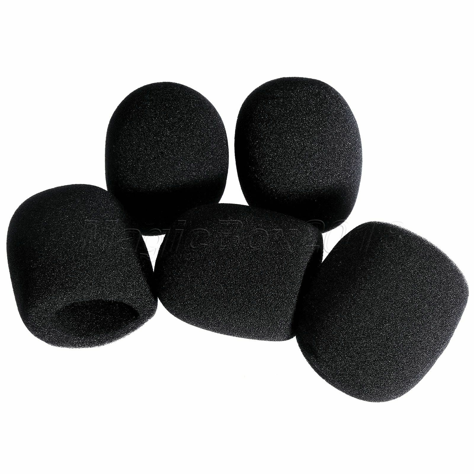 5X Sponge Foam Covers Windscreen Windshield Mic Cover for Handheld Microphone DJ