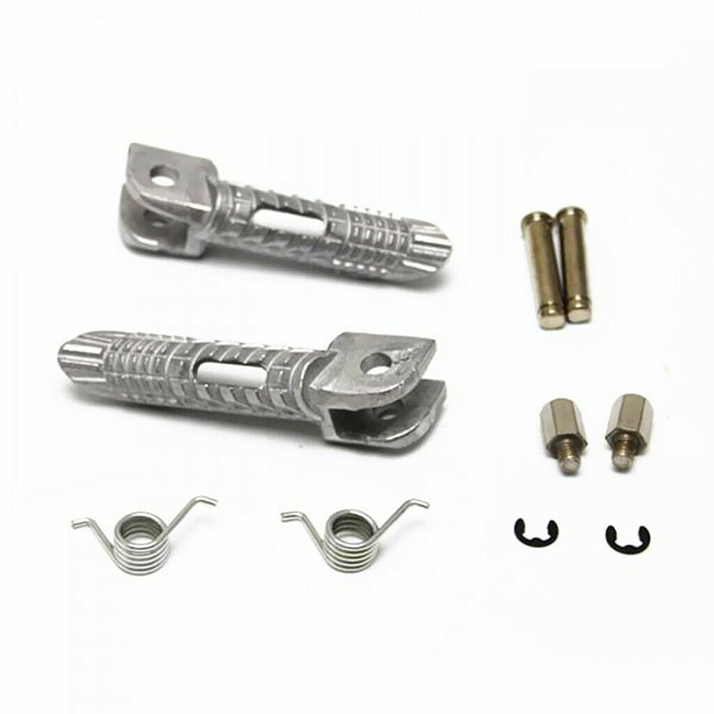 2PCS Aluminum Front & Rear Foot Pegs for Suzuki GSXR 600/750/1000 2001-2014