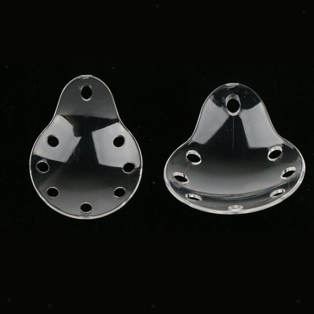 2 pcs 8 Holes Plastic Ventilated Eye Shield Cover Ventilation Reduces Fogging