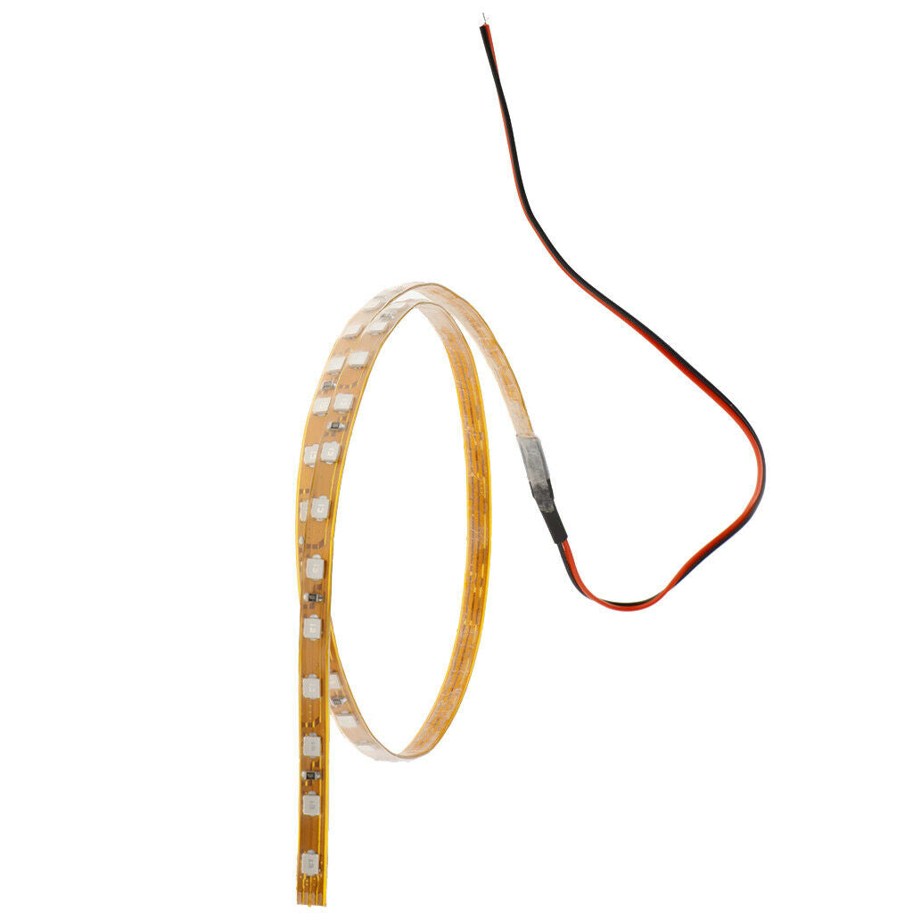 Multi-Color LED Motorcycle Ground Strip Light Kit w/ Wire Colorful