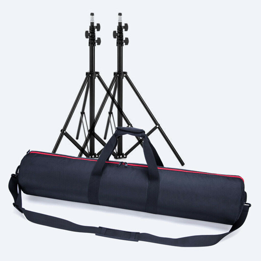 Folding Light Case Photo Studio Kit for Tripod Plate Black 120cm Ã— 18cm