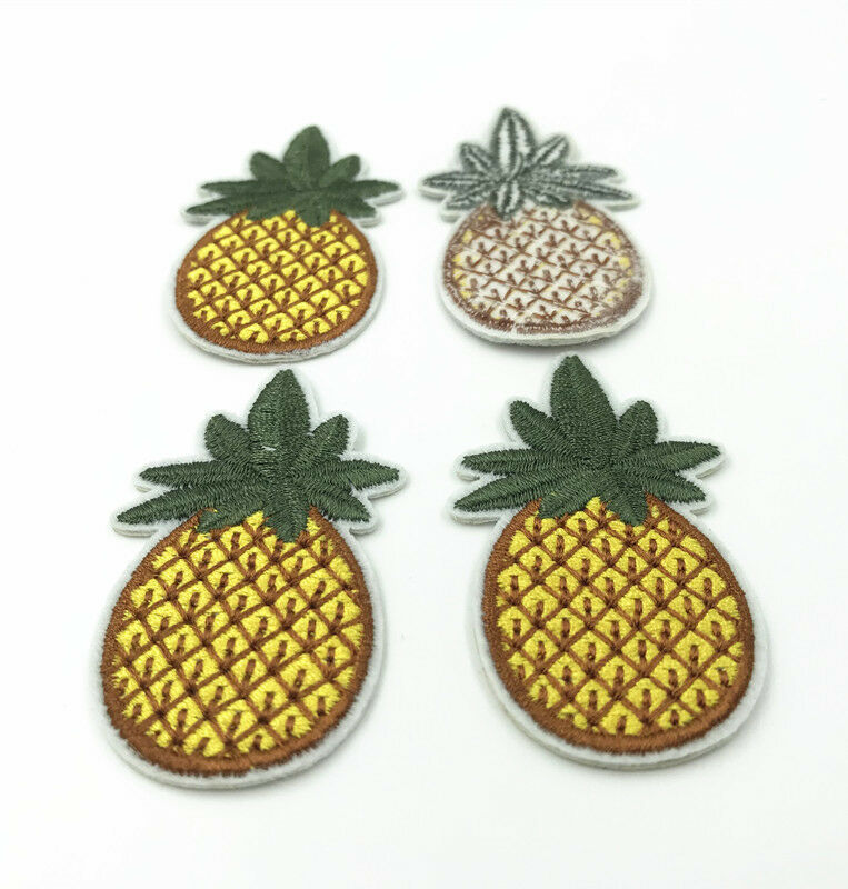 10pcs pineapple Embroidered Cloth Patch Embroidered iron sew Appliques Sewing
