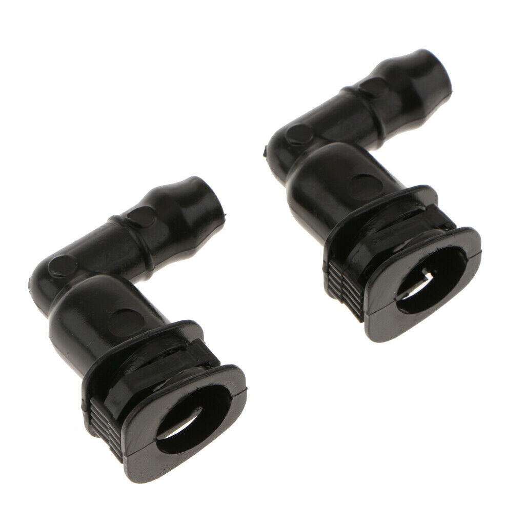 2Pcs Headlight Washer Water Pipe Connection