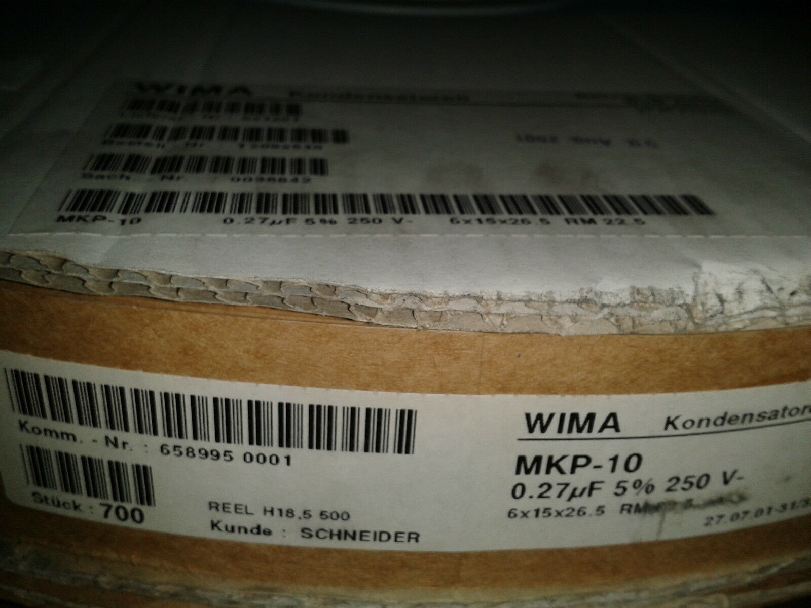 16x NEW Wima MKP10 0.27UF 250V 5% HIEND TUBE AMP AUDIO for TDA1541 220nf replace