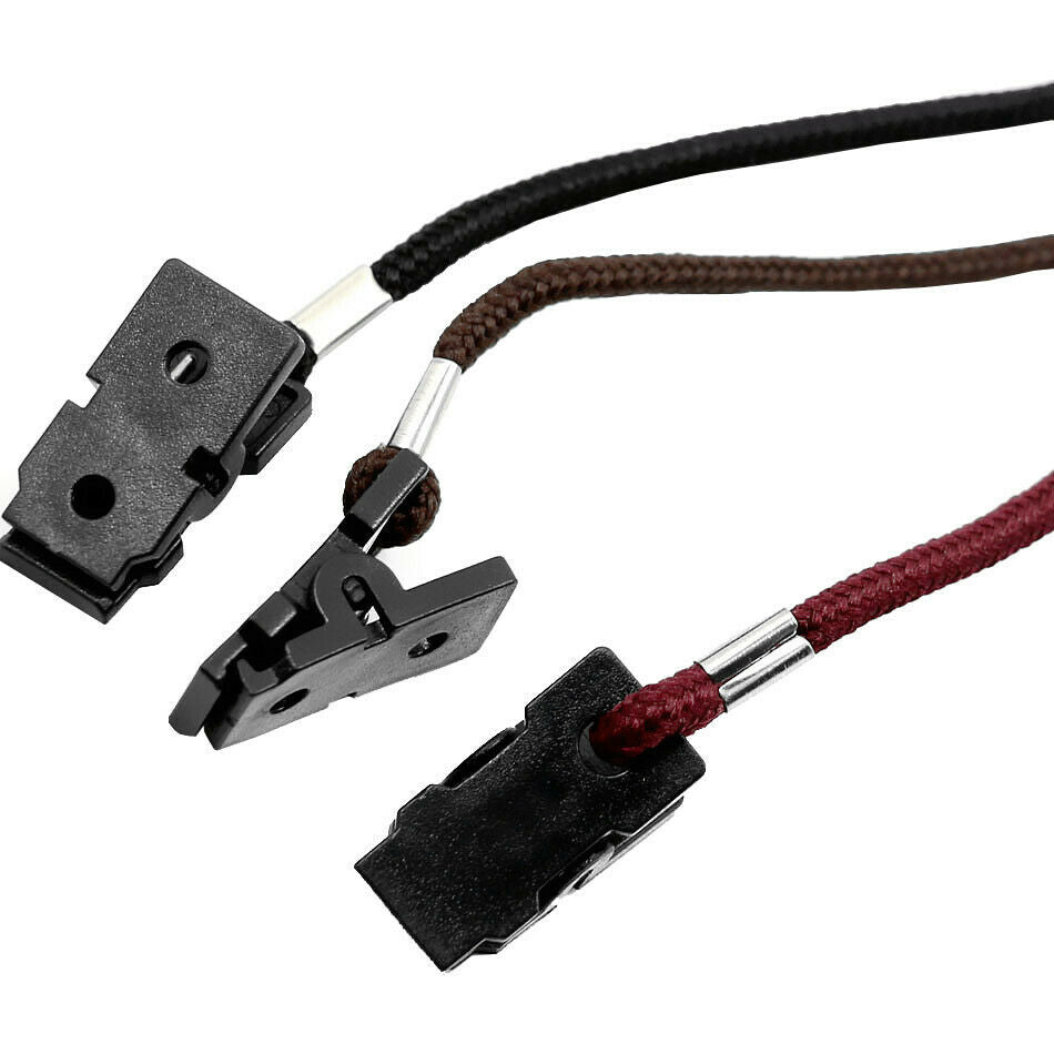 2 Pieces Hat Clips,  Retainer with Durable Black Strap, Safety Wind Clips for