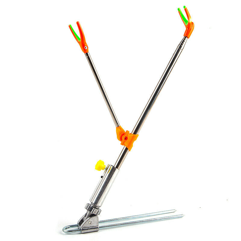 Ground Fishing Rod Stand Bracket Adjustable Chair Box Fish Rods Hol JYDFAU