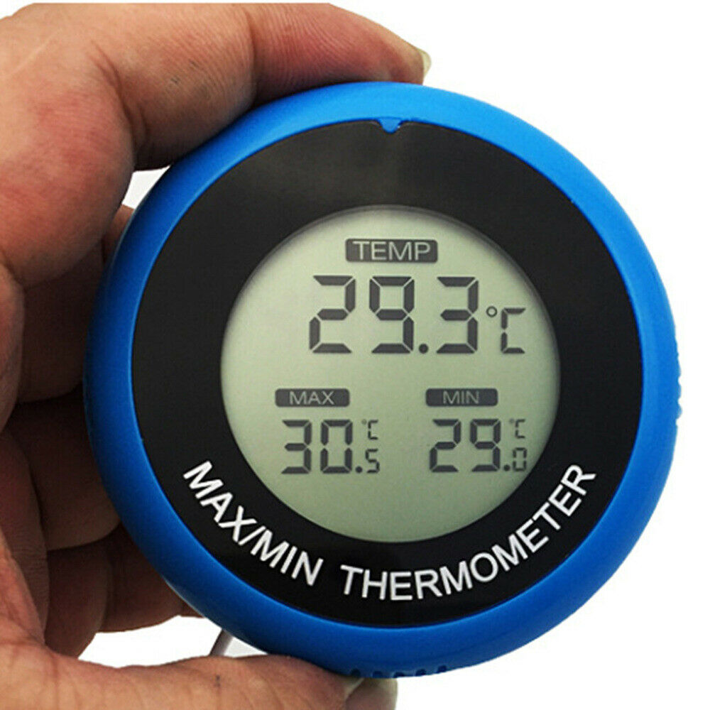 Aquarium Fish Tank Thermometer Reptile Habitats High Precision Temperature Meter