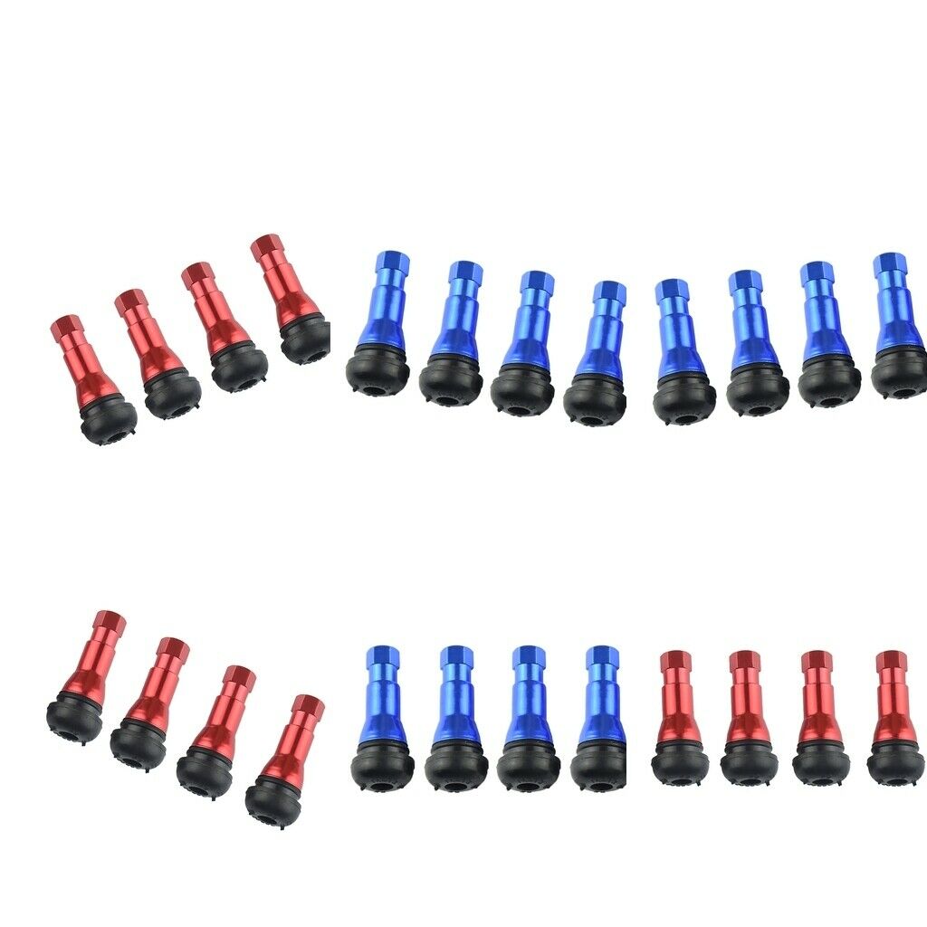24 Piece TR413 Aluminum Tire Valve Stems, Repair Parts