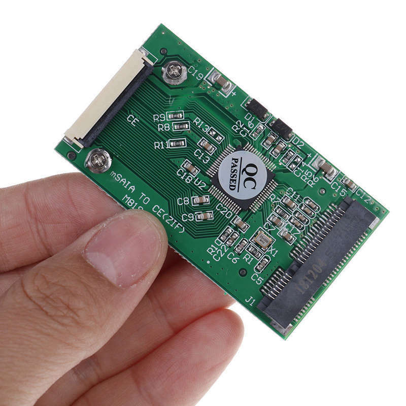 Mini Msata Pci-E 1.8 Inch Ssd To 40 Pin Zif Ce Cable Adapter Converter Card Y2C5
