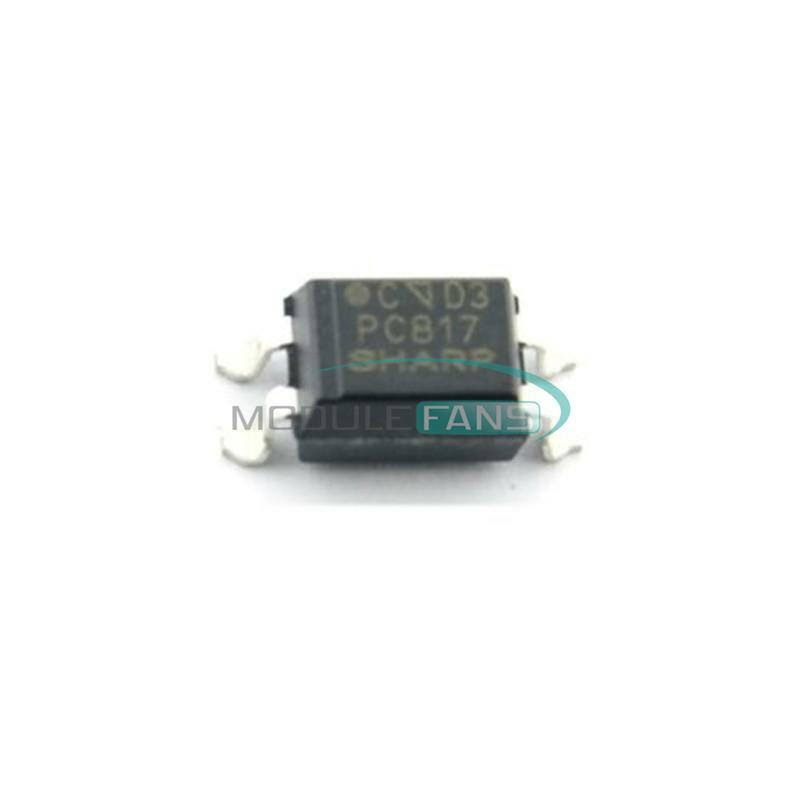 20PCS OPTOCOUPLER SHARP SOP-4 ( SMD-4 ) PC817 PC817C