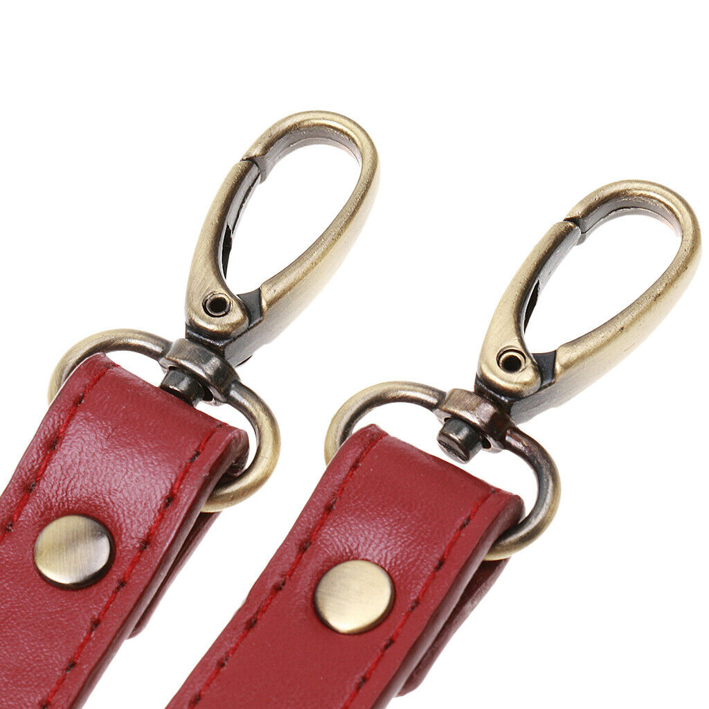 Set of 2 Leather Crossbody Bag Strap Hooks Satchel Handbag Craft Belt Handle