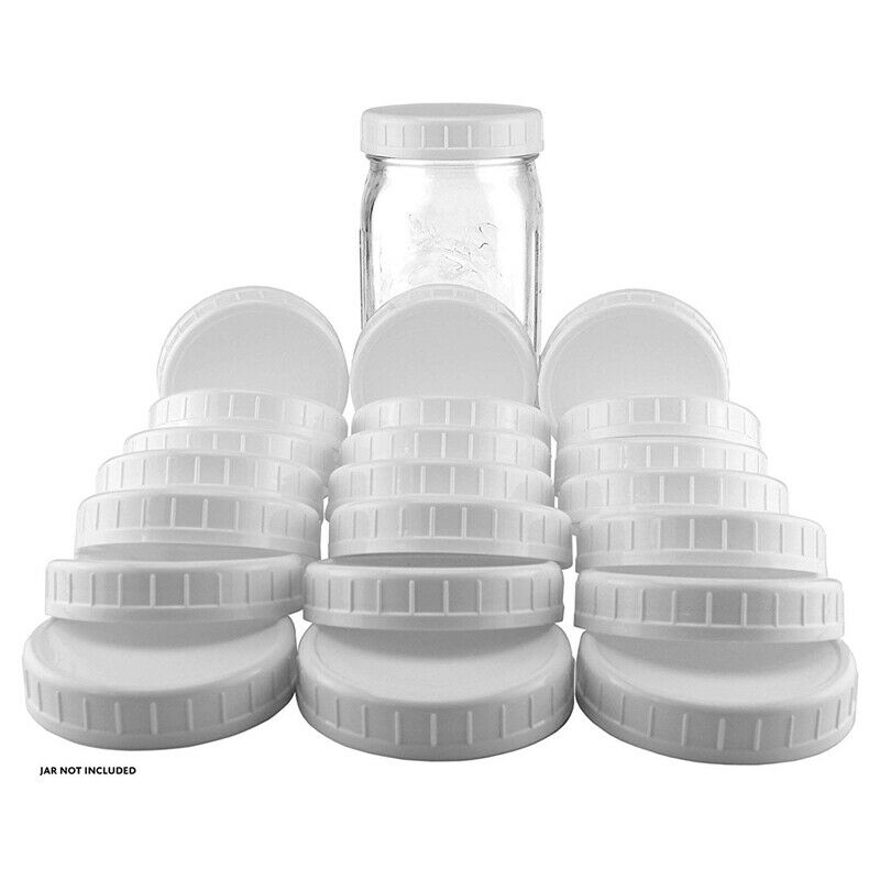 Regular Mouth Lids for Mason Jar Lids Plastic Storage Caps for Mason Canning JC9